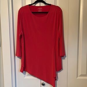 Chico's Vibrant Orange Ultimate Top